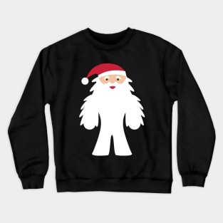 Funny Yeti Santa Claus Crewneck Sweatshirt